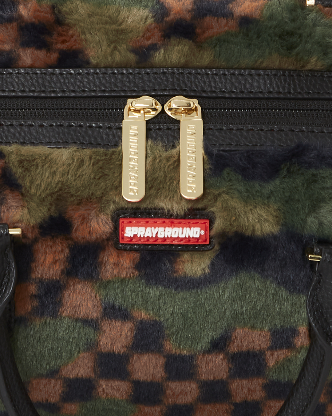 SPRAYGROUND® DUFFLE 3AM GREEN FURR MINI DUFFLE