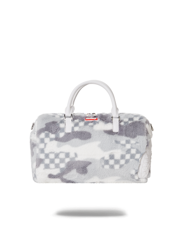 SPRAYGROUND® DUFFLE WHITE 3AM FURR MINI DUFFLE