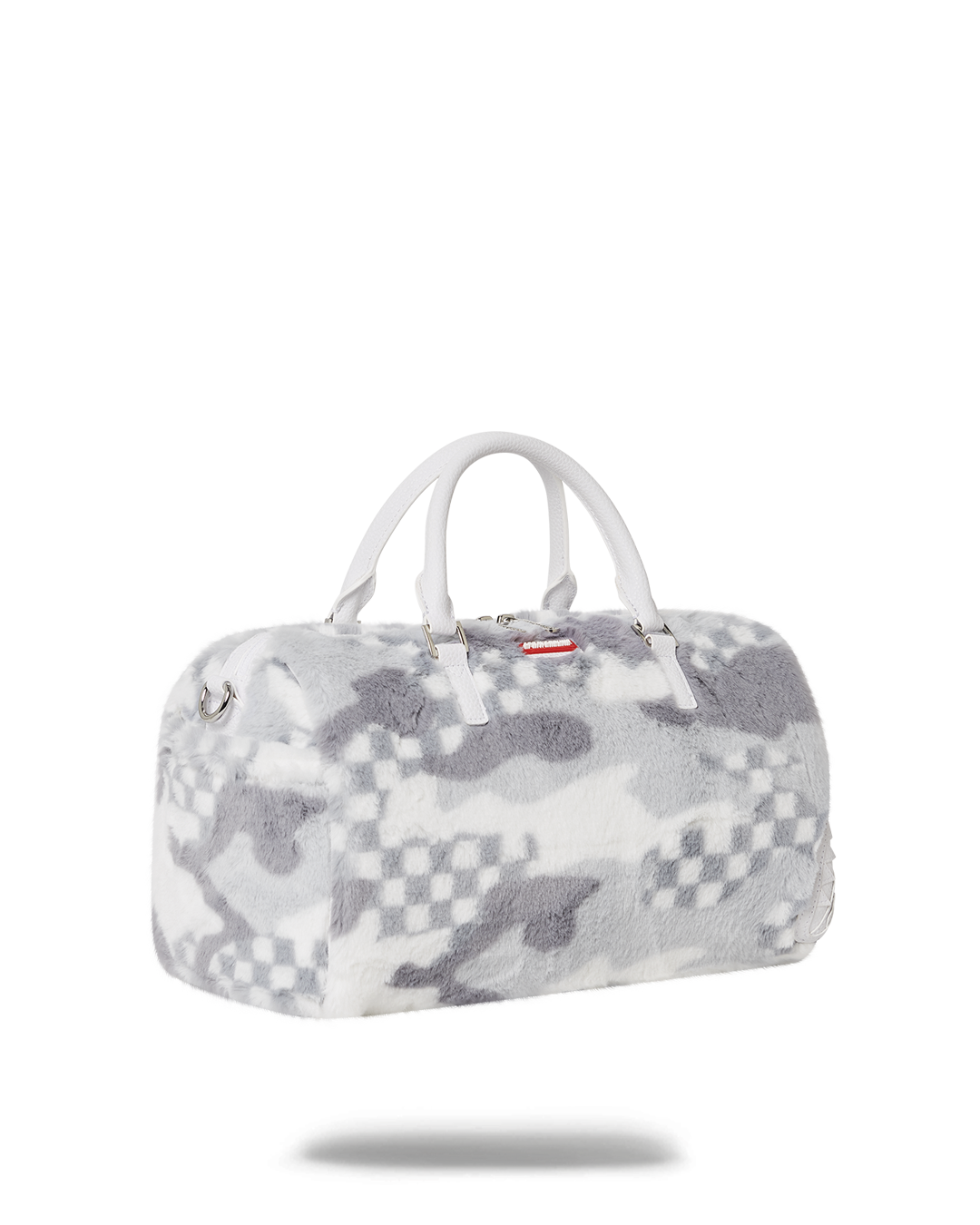 SPRAYGROUND® DUFFLE WHITE 3AM FURR MINI DUFFLE