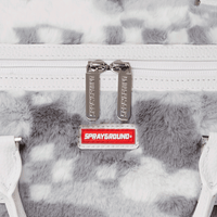 SPRAYGROUND® DUFFLE WHITE 3AM FURR MINI DUFFLE