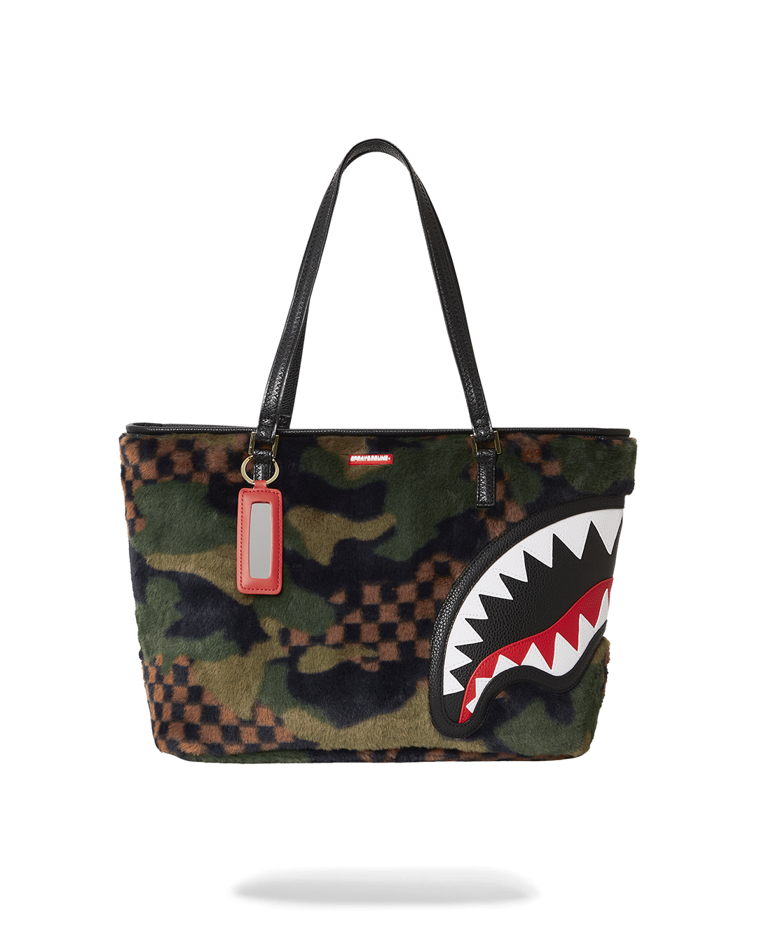 SPRAYGROUND® TOTE 3AM GREEN FURR TOTE