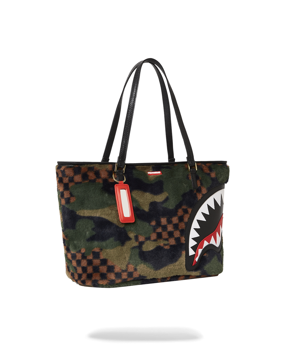 SPRAYGROUND® TOTE 3AM GREEN FURR TOTE