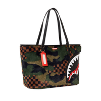 SPRAYGROUND® TOTE 3AM GREEN FURR TOTE