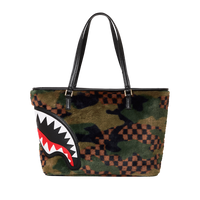 SPRAYGROUND® TOTE 3AM GREEN FURR TOTE