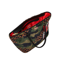 SPRAYGROUND® TOTE 3AM GREEN FURR TOTE